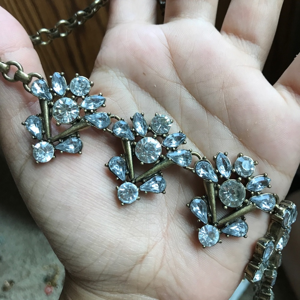 crystal statement necklace
